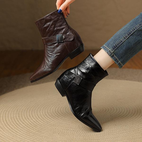 Luxurious Handcrafted Leather Women's Shoes(E123006Q3)