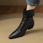 Exquisite Handmade Leather Women's Shoes: Elegant Luxury Craftsmanship(E123006Q4)