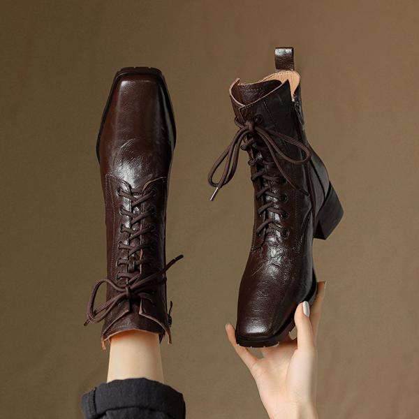 Handcrafted Premium Leather Women’s Shoes: An Essence of Elegance and Luxury(E123006Q7)