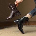 Handcrafted Premium Leather Women’s Shoes: An Essence of Elegance and Luxury(E123006Q7)