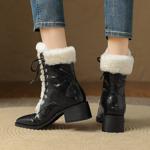 Handcrafted Luxury Leather Shoes for Elegant Women(E123006Q8)