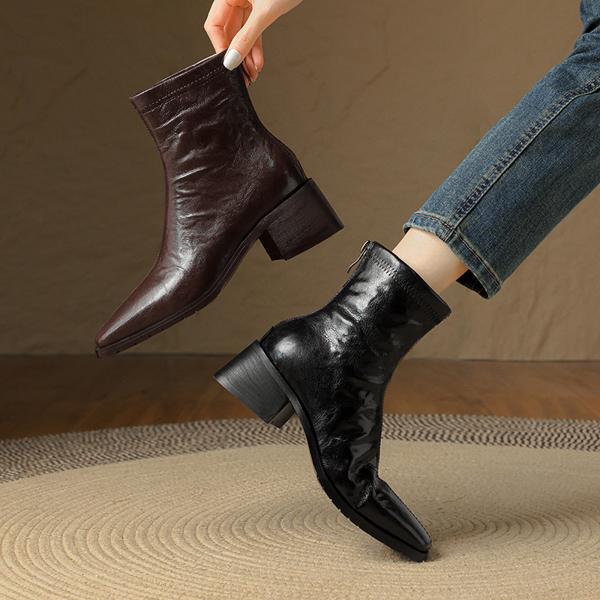 Handcrafted Luxury Genuine Leather Women's Shoes: Unmatched Elegance and Quality(E123006Q11)