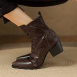 Handcrafted Luxury Leather Women's Shoes - Elegance Redefined(E123006Q6)