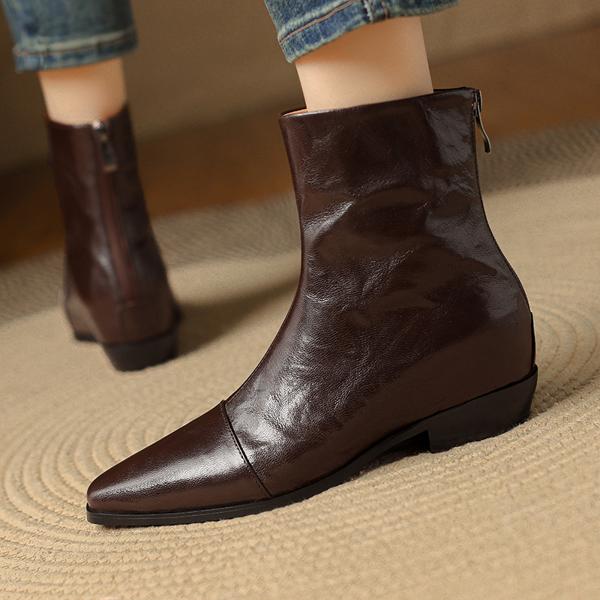 Handcrafted Leather Women’s Shoes: Luxury, Elegance, and Quality(E123006Q14)