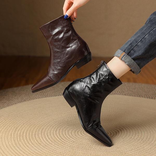 Handcrafted Leather Women’s Shoes: Luxury, Elegance, and Quality(E123006Q14)