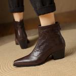 Handcrafted Leather Women's Shoes: Elegance in Every Stitch(E123006Q16)