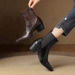 Handcrafted Luxury Leather Women's Shoes - Elegance Defined(E123006Q18)