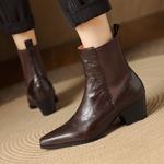 Handcrafted Luxury Leather Women's Shoes - Elegance Defined(E123006Q18)