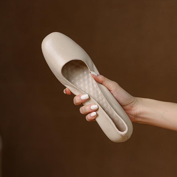 Exquisite Handcrafted Leather Women's Shoes: A Blend of Luxury and Elegance(E123006Q21)