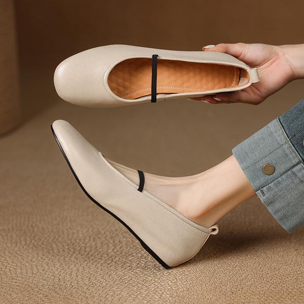 Handcrafted Luxury Leather Women's Shoes: Elevate Your Elegance(E123006Q27)