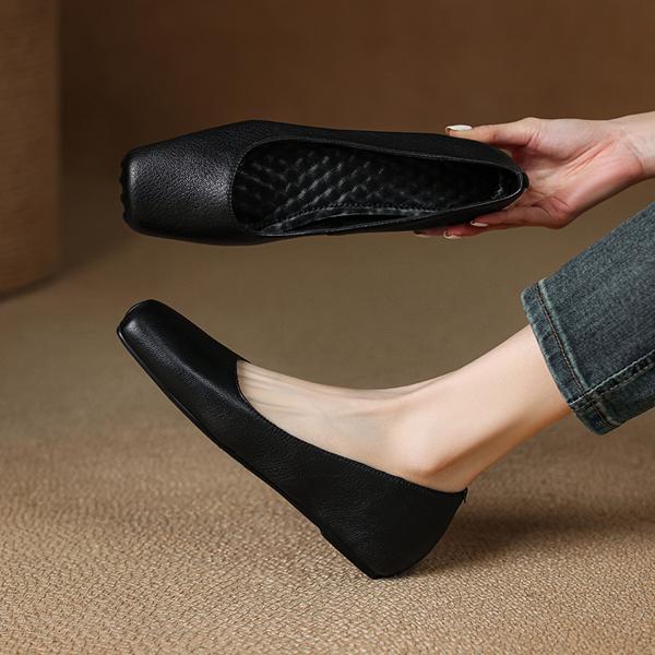 Luxurious Handmade Leather Women's Shoes: Craftsmanship Redefined(E123006Q22)