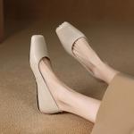 Luxurious Handmade Leather Women's Shoes: Craftsmanship Redefined(E123006Q22)