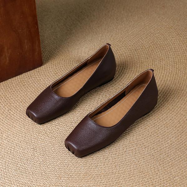 Luxurious Handmade Leather Women's Shoes: Craftsmanship Redefined(E123006Q22)