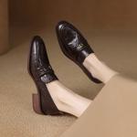 Handcrafted Genuine Leather Women's Shoes – Luxurious Elegance(E123006Q23)