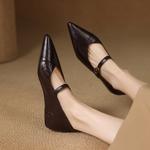 Handcrafted Genuine Leather Women's Shoes - Luxurious Elegance with Artisan Quality(E123006Q25)