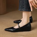 Handcrafted Genuine Leather Women's Shoes - Luxurious Elegance with Artisan Quality(E123006Q25)