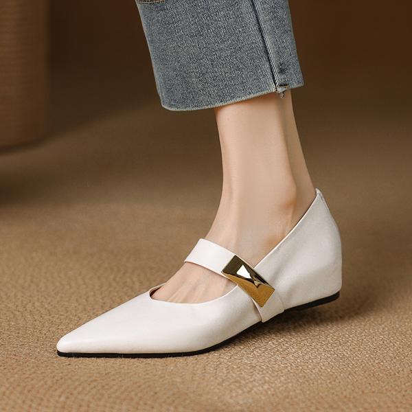 Luxury Handmade Leather Women's Shoes: Craftsmanship Meets Elegance(E123006Q26)