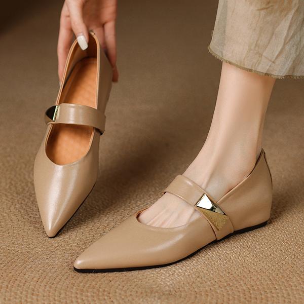 Luxury Handmade Leather Women's Shoes: Craftsmanship Meets Elegance(E123006Q26)