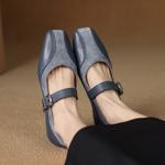 Handcrafted Luxury Leather Women's Shoes: Elegance in Every Stitch(E123006Q30)