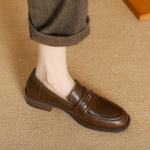 Handcrafted Luxury Leather Women's Shoes for Elegant Sophistication(E12300645681)