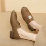 Exquisite Handcrafted Leather Shoes for Elegant Women(E12300645771)