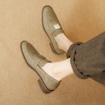 Exquisite Handcrafted Leather Shoes for Elegant Women(E12300645771)