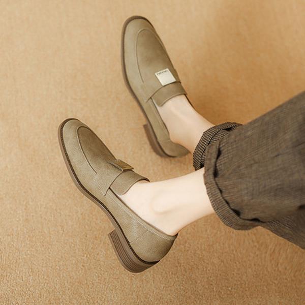 Exquisite Handcrafted Leather Shoes for Elegant Women(E12300645771)