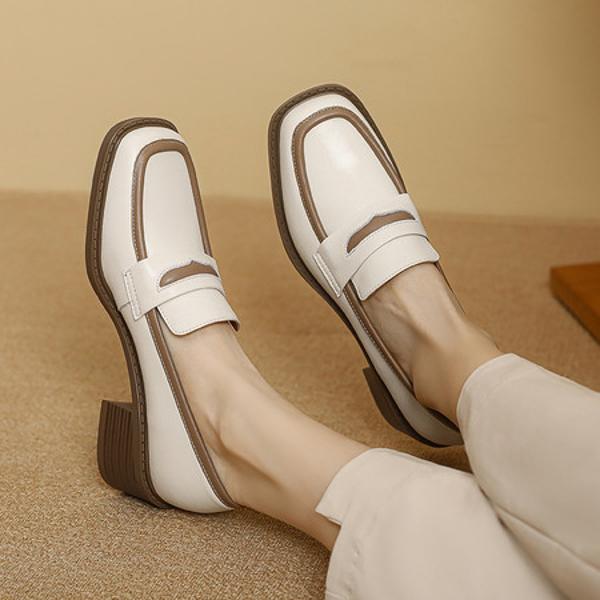 Exquisite Handcrafted Leather Women's Shoes: Luxury Meets Elegance(E12300646015)