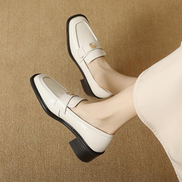 Handcrafted Luxury Leather Women’s Shoes - Elegant Craftsmanship(E12300624-16)