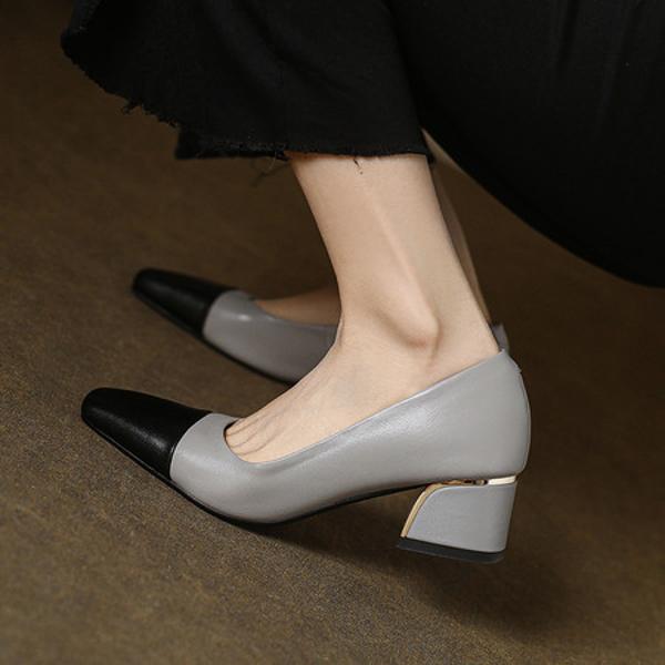 Handcrafted Luxury Leather Women's Shoes: Elegance Redefined(E12300624-17)