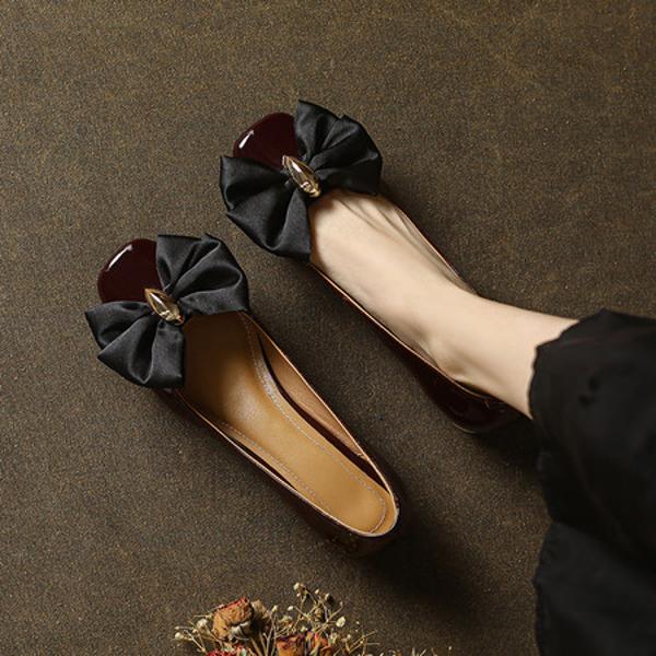 Handcrafted Luxury Leather Shoes for Elegant Women(E12300624-26)