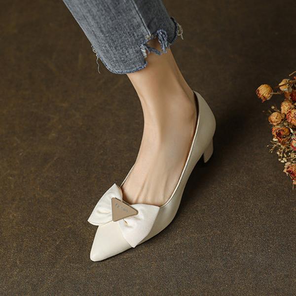 Luxurious Handcrafted Leather Women's Shoes: Elegance Redefined(E12300624-27)