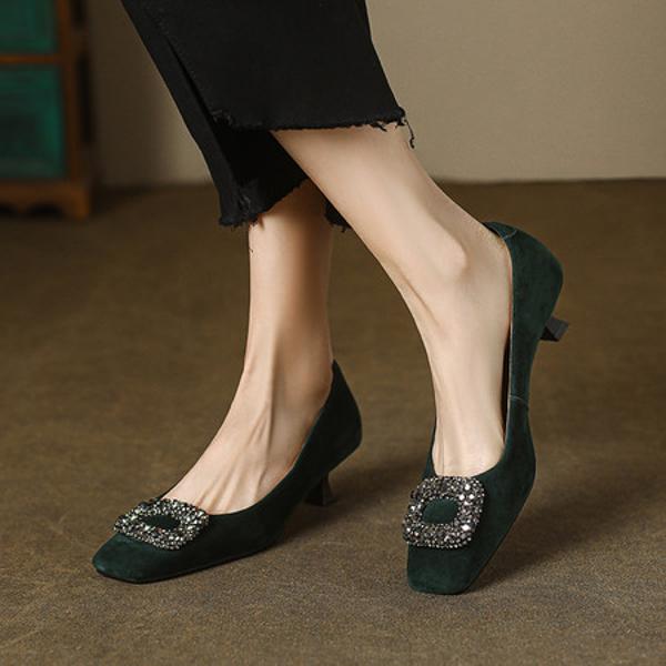 Luxurious Handcrafted Leather Women’s Shoes(E12300624-28)