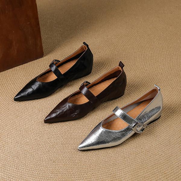 Handcrafted Luxury Leather Women's Shoes - Elegance in Every Stitch(E123006Q34)