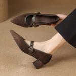 Elegant Handcrafted Leather Women's Shoes: Exquisite Craftsmanship & Luxury Quality(E123006Q40)