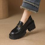 Crafted Luxury: Genuine Leather Handmade Women's Shoes(E123006Q44)