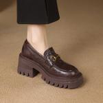 Crafted Luxury: Genuine Leather Handmade Women's Shoes(E123006Q44)