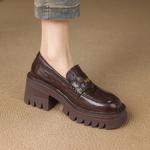 Exquisite Handcrafted Leather Women's Shoes for Elegant Living(E123006Q46)