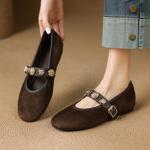 Handcrafted Genuine Leather Women's Shoes: Luxurious Elegance & Quality(E123006M2)