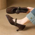 Exquisite Handmade Leather Women's Shoes: Luxury Craftsmanship(E123006M9)