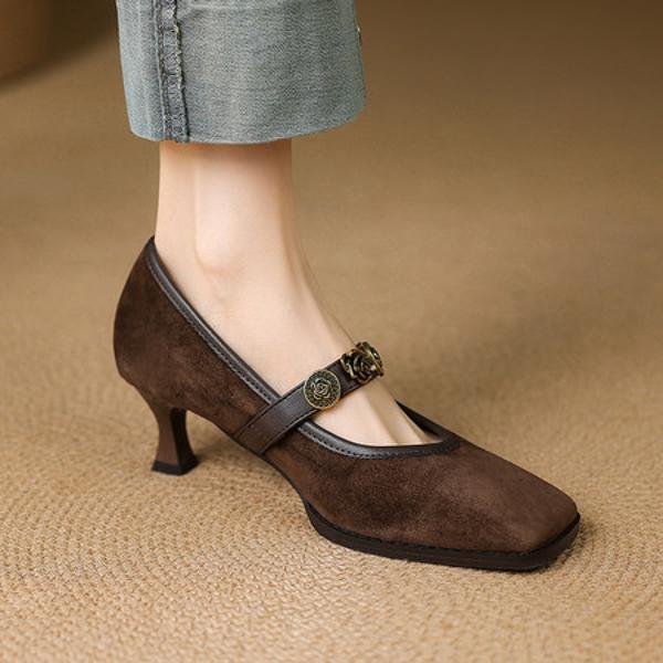 Exquisite Handmade Leather Women's Shoes: Luxury Craftsmanship(E123006M9)