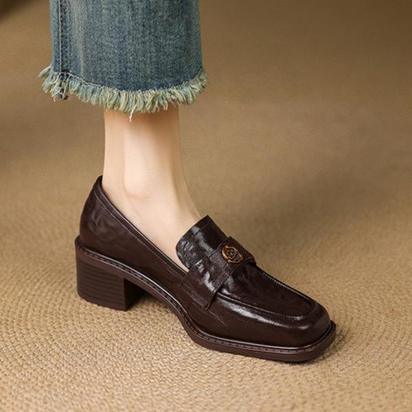 Exquisite Handmade Leather Women's Shoes for Luxurious Elegance(E123006Q48)