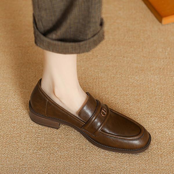 Handcrafted Luxury Leather Women's Shoes: Timeless Elegance(E123006124-1)