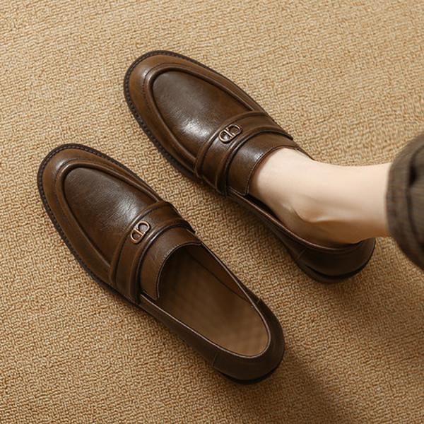 Handcrafted Luxury Leather Women's Shoes: Timeless Elegance(E123006124-1)