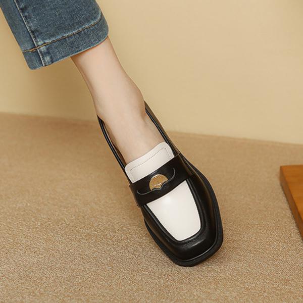 Elegantly Crafted Luxury Genuine Leather Handmade Women's Shoes(E123006124-11)