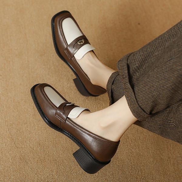 Elegantly Crafted Luxury Genuine Leather Handmade Women's Shoes(E123006124-11)