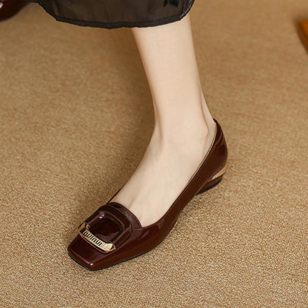 Elegant Handcrafted Leather Women's Shoes - Luxurious Quality(E123006124-14)