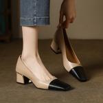 Handcrafted Leather Elegance: Luxurious Women's Shoes(E123006124-17)