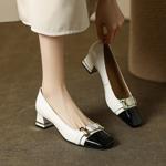 Elegant Handcrafted Genuine Leather Women's Shoes(E123006Q24-6)