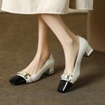 Elegant Handcrafted Genuine Leather Women's Shoes(E123006Q24-6)